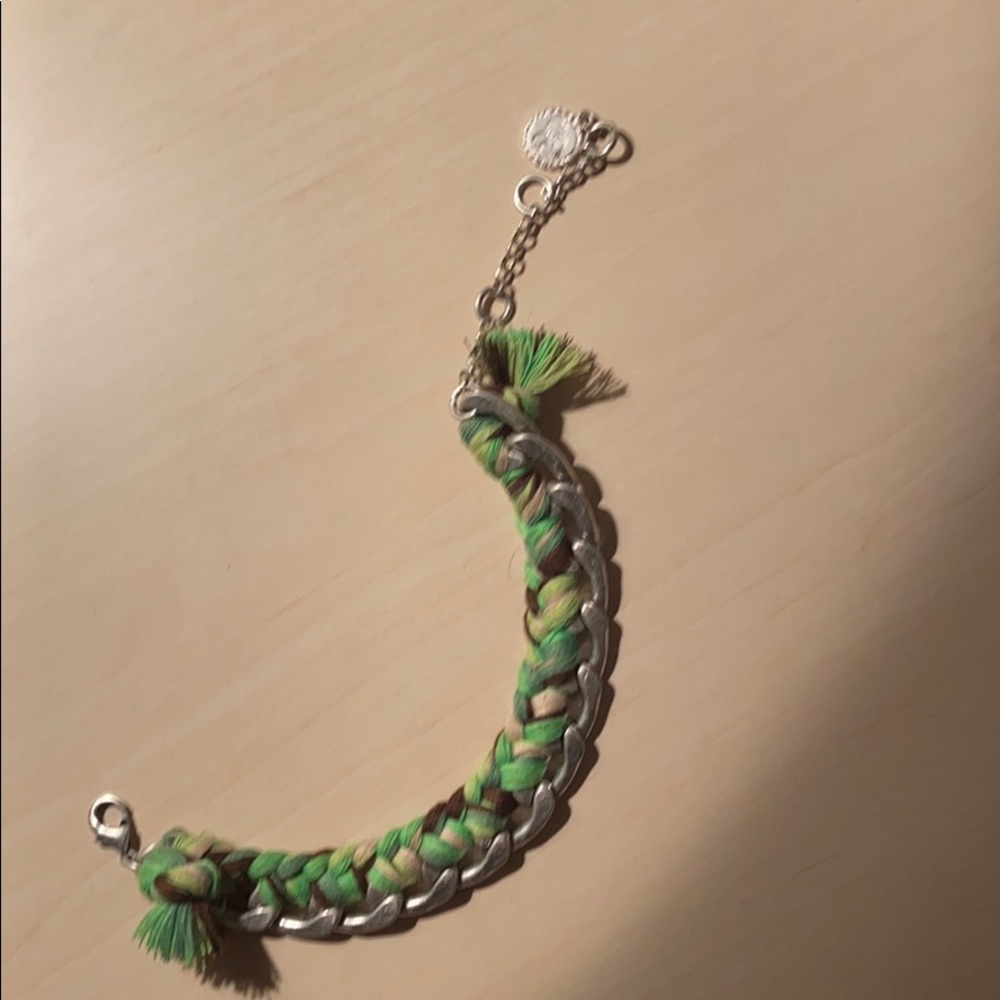 Braided Silver Bracelet - image 1